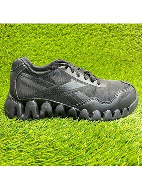 Reebok Zig Pulse Low Womens Size 6M Black Composite Toe Work Shoes Sneakers